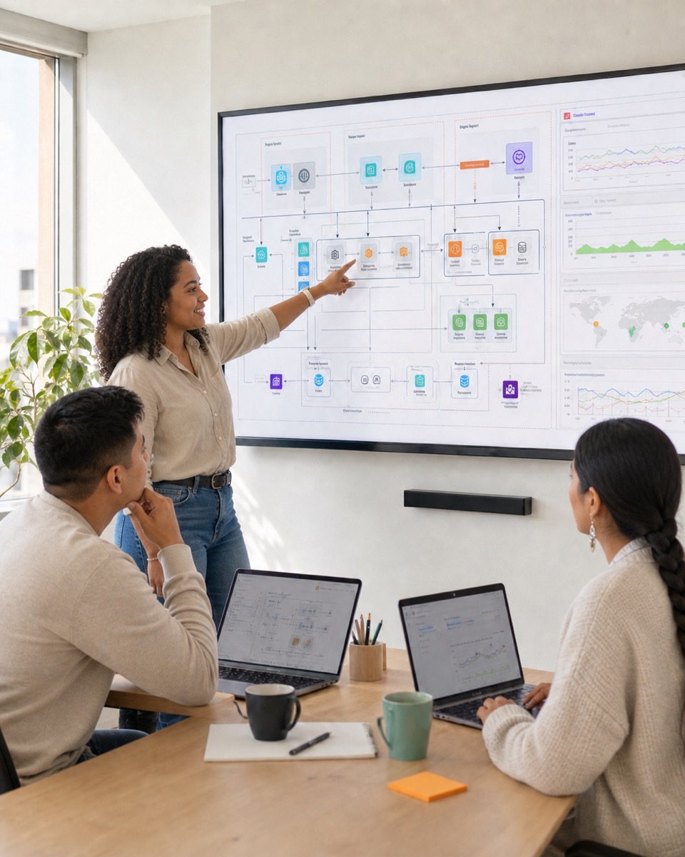Cloud & DevOpSec — Cloud certificado con Google Cloud: arquitecturas nativas, IaC, pipelines seguros y observabilidad end-to-end.