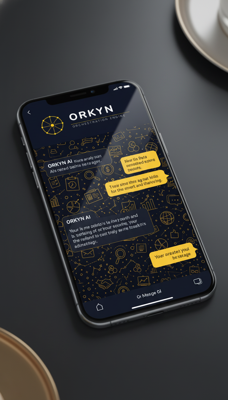 ORKYN app mockup